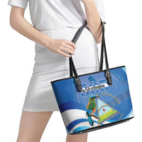 Nicaragua 505 Guardabarranco Leather Tote Bag En Dios confiamos - Wonder Print Shop