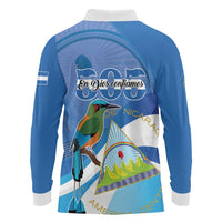 Nicaragua 505 Guardabarranco Long Sleeve Polo Shirt En Dios confiamos - Wonder Print Shop