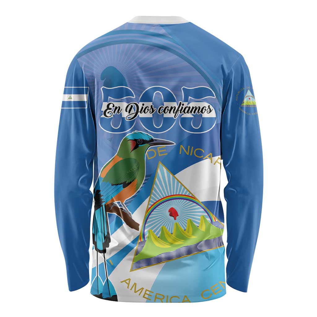 Nicaragua 505 Guardabarranco Long Sleeve Shirt En Dios confiamos - Wonder Print Shop