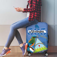 Nicaragua 505 Guardabarranco Luggage Cover En Dios confiamos - Wonder Print Shop