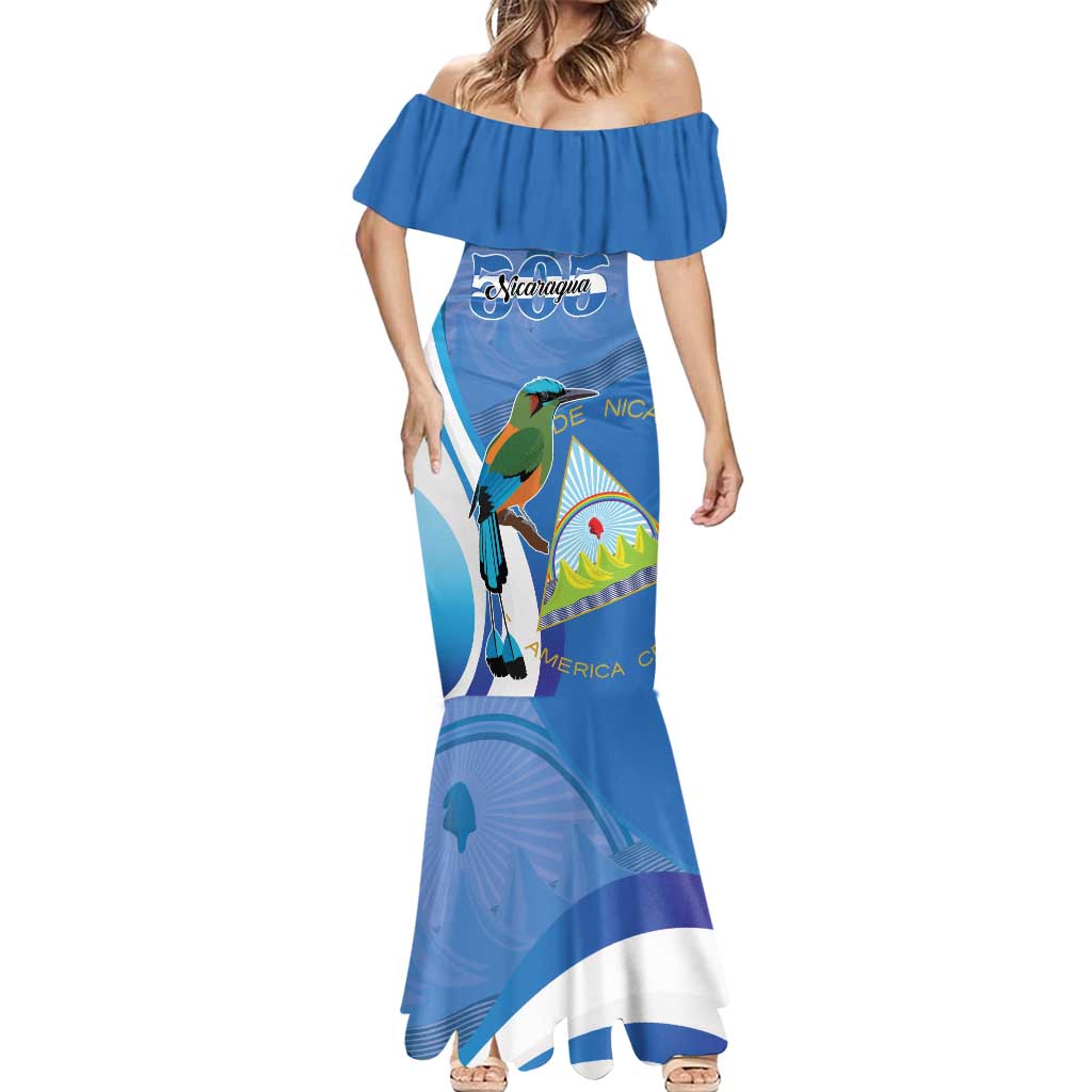 Nicaragua 505 Guardabarranco Mermaid Dress En Dios confiamos - Wonder Print Shop