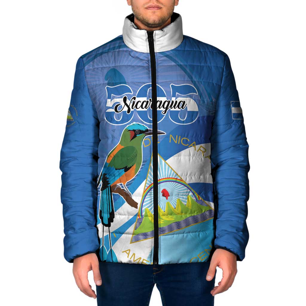 Nicaragua 505 Guardabarranco Padded Jacket En Dios confiamos - Wonder Print Shop