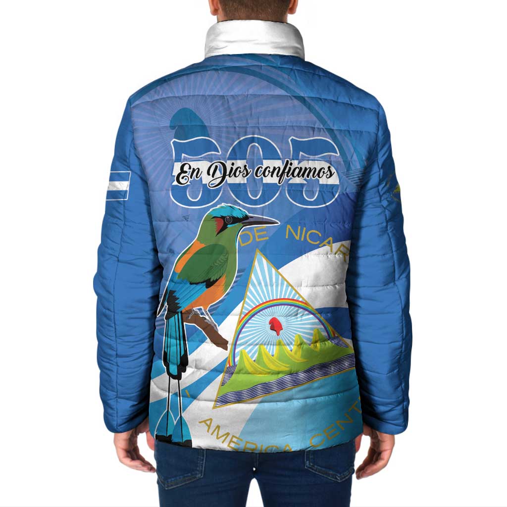 Nicaragua 505 Guardabarranco Padded Jacket En Dios confiamos - Wonder Print Shop