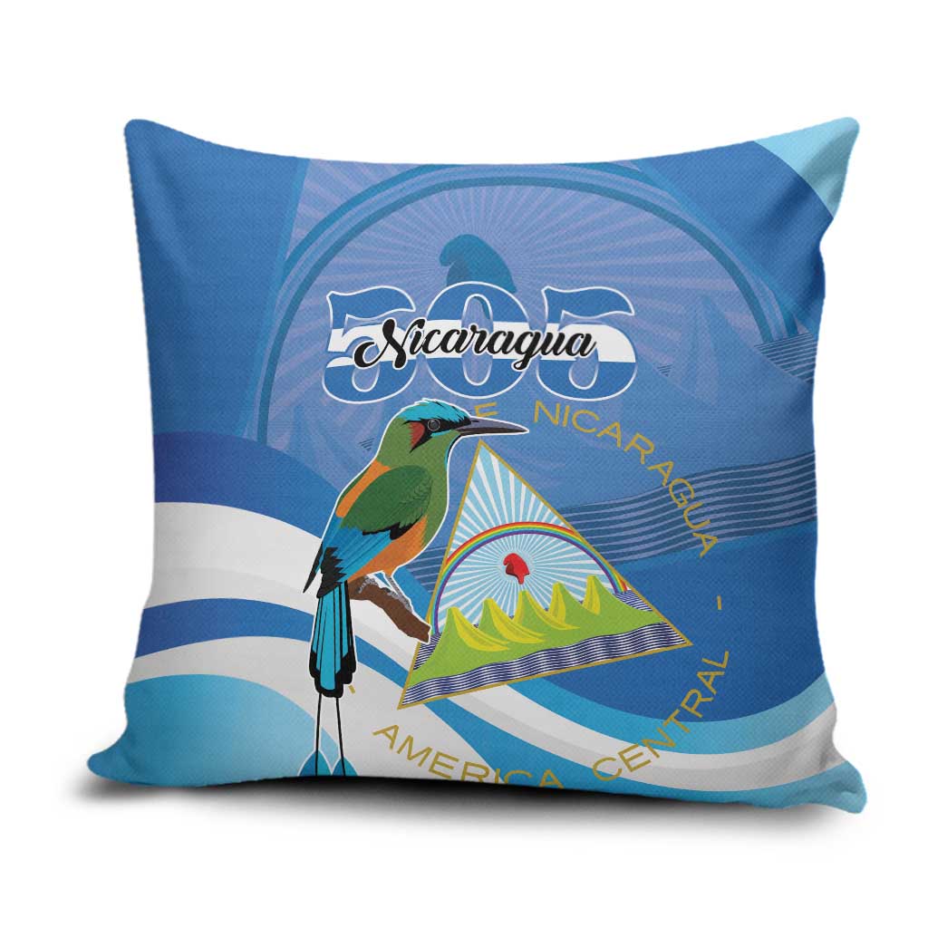Nicaragua 505 Guardabarranco Pillow Cover En Dios confiamos - Wonder Print Shop