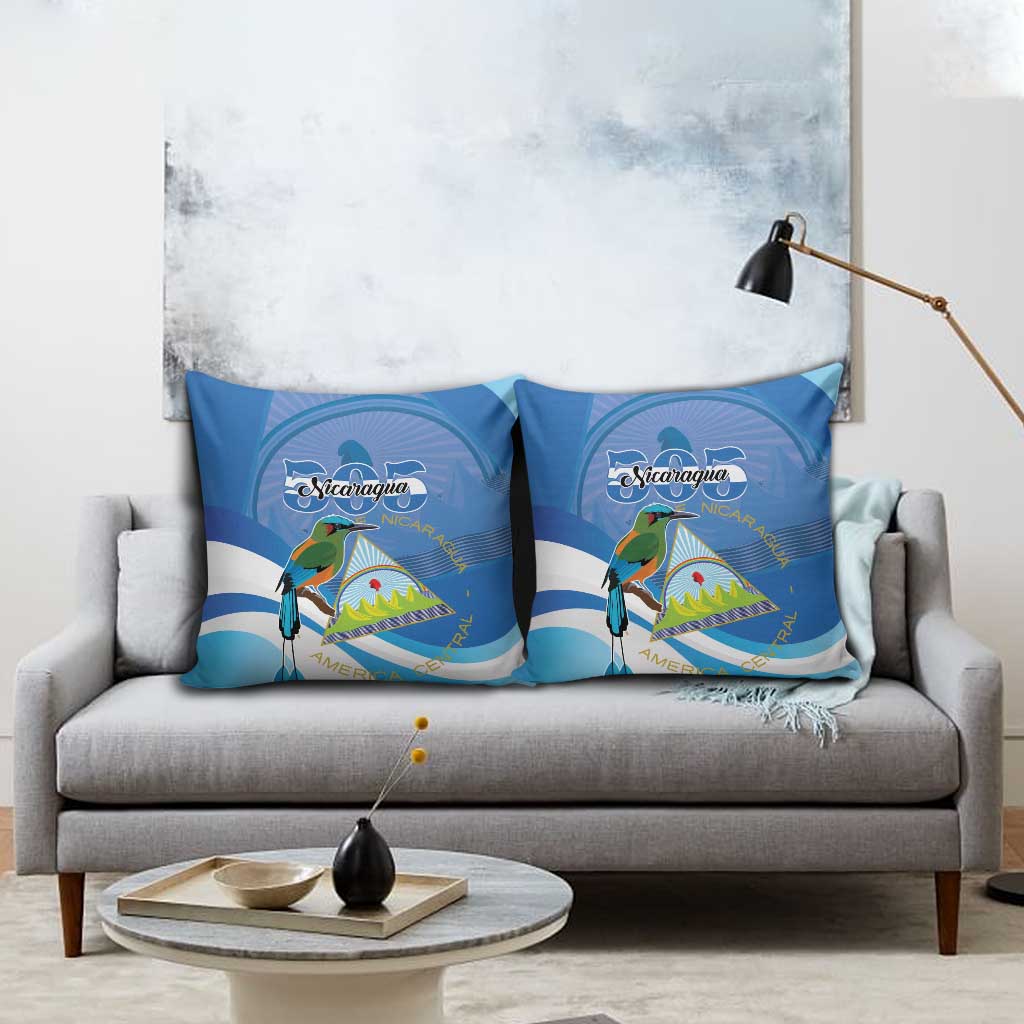 Nicaragua 505 Guardabarranco Pillow Cover En Dios confiamos - Wonder Print Shop