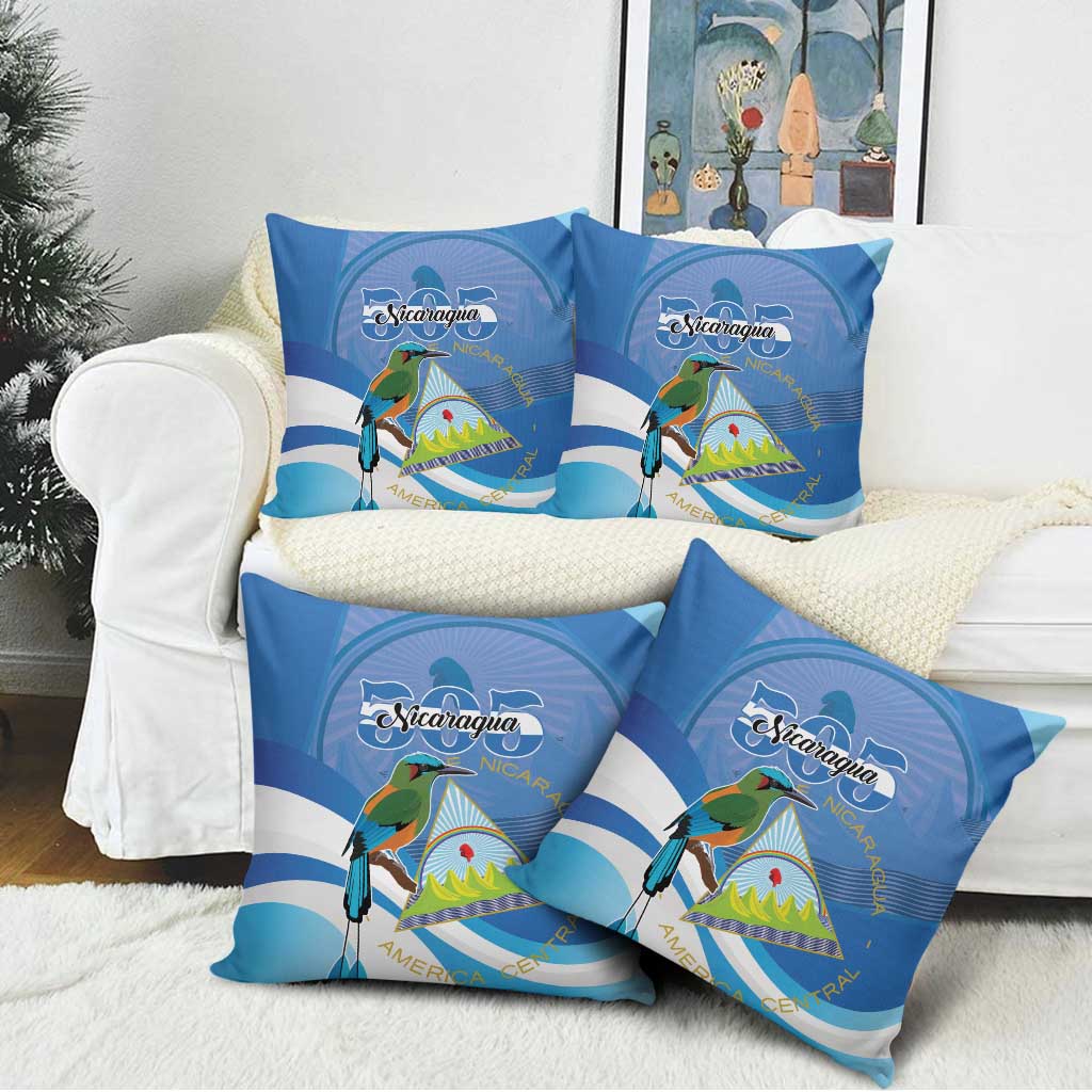 Nicaragua 505 Guardabarranco Pillow Cover En Dios confiamos - Wonder Print Shop