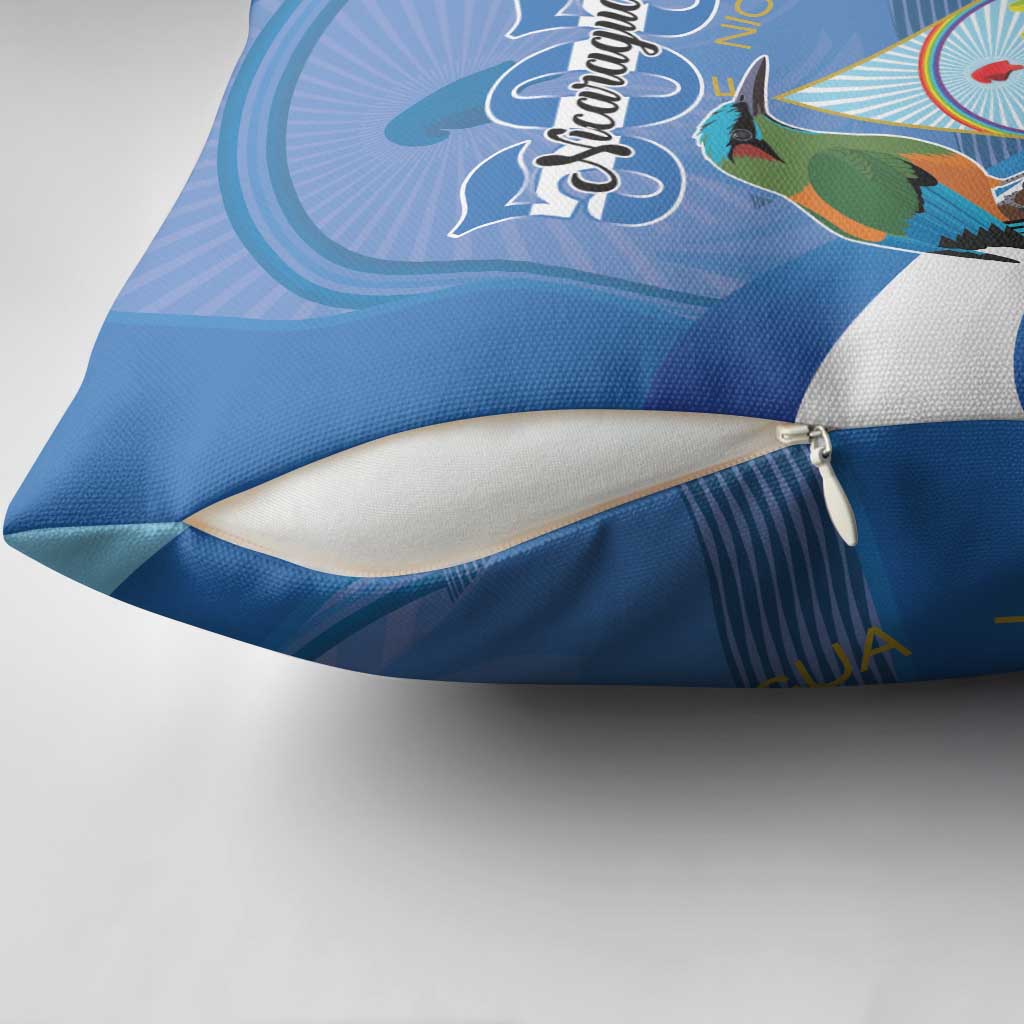 Nicaragua 505 Guardabarranco Pillow Cover En Dios confiamos - Wonder Print Shop