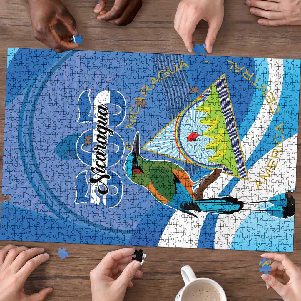 Nicaragua 505 Guardabarranco Puzzle En Dios confiamos - Wonder Print Shop