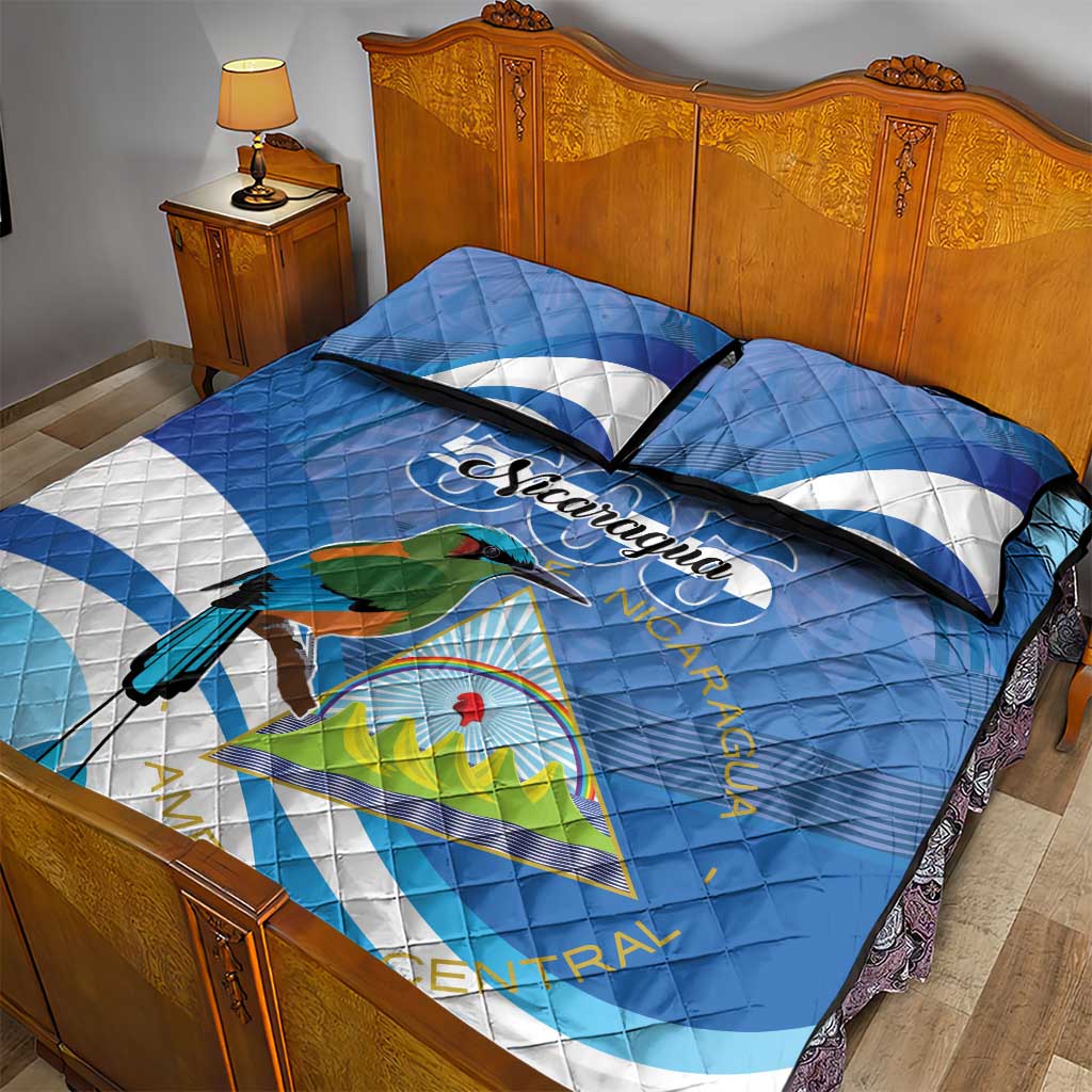 Nicaragua 505 Guardabarranco Quilt Bed Set En Dios confiamos - Wonder Print Shop