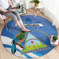 Nicaragua 505 Guardabarranco Round Carpet En Dios confiamos - Wonder Print Shop