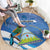 Nicaragua 505 Guardabarranco Round Carpet En Dios confiamos - Wonder Print Shop