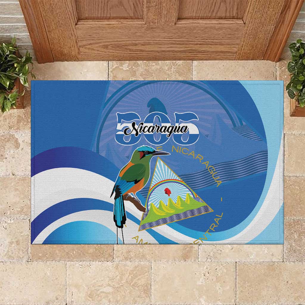 Nicaragua 505 Guardabarranco Rubber Doormat En Dios confiamos - Wonder Print Shop