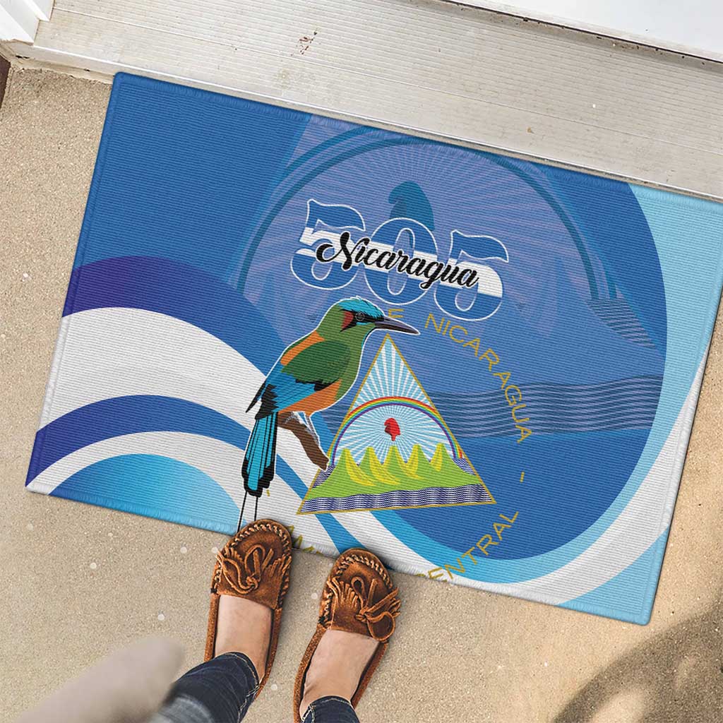 Nicaragua 505 Guardabarranco Rubber Doormat En Dios confiamos - Wonder Print Shop
