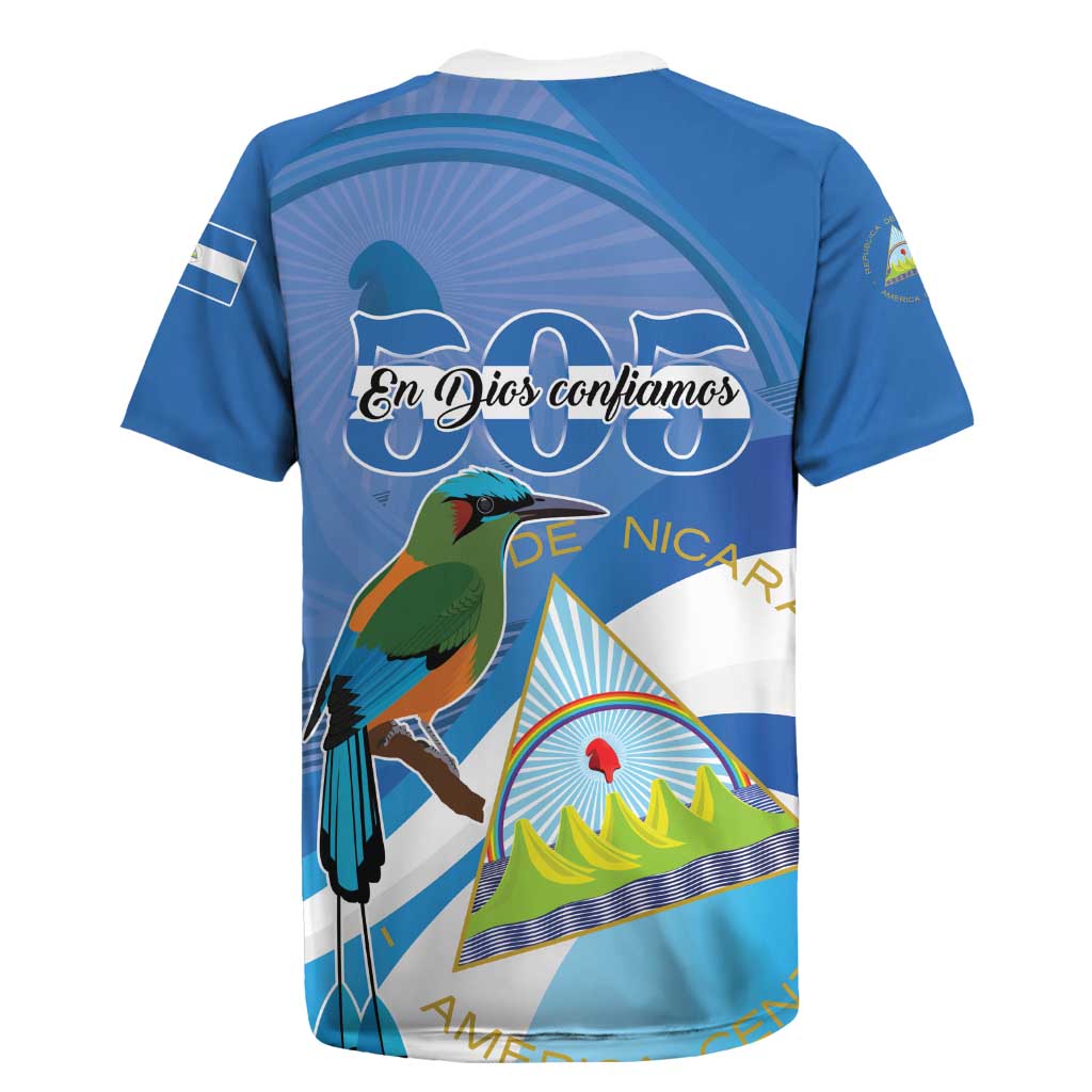 Nicaragua 505 Guardabarranco Rugby Jersey En Dios confiamos - Wonder Print Shop