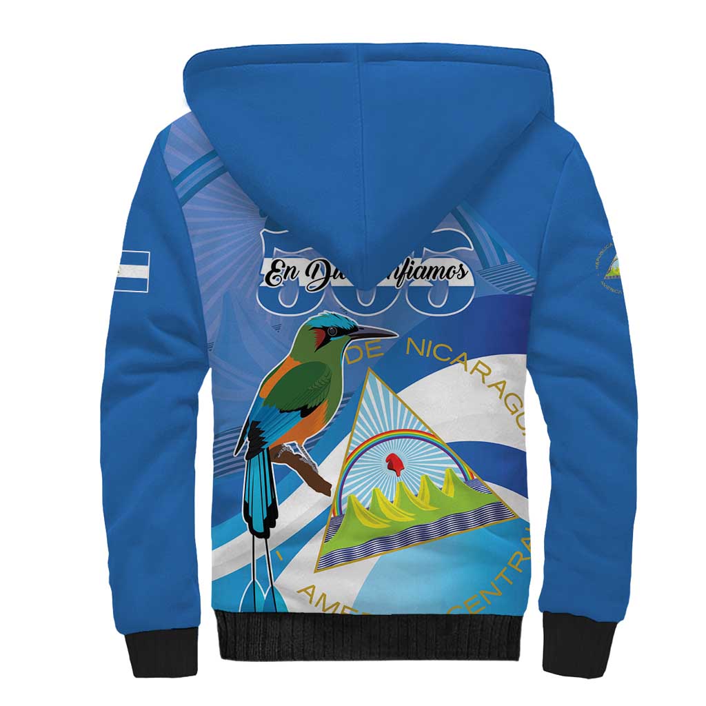 Nicaragua 505 Guardabarranco Sherpa Hoodie En Dios confiamos - Wonder Print Shop