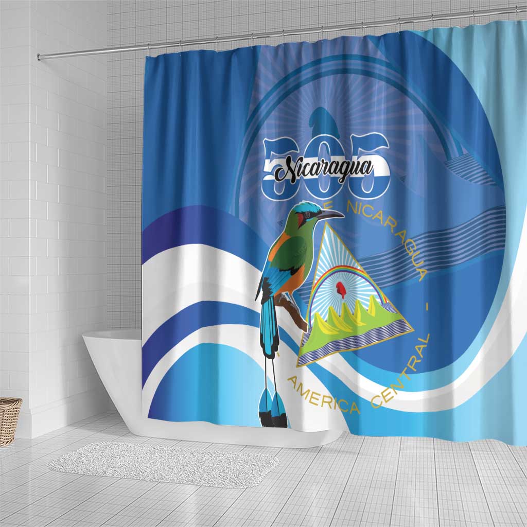 Nicaragua 505 Guardabarranco Shower Curtain En Dios confiamos - Wonder Print Shop