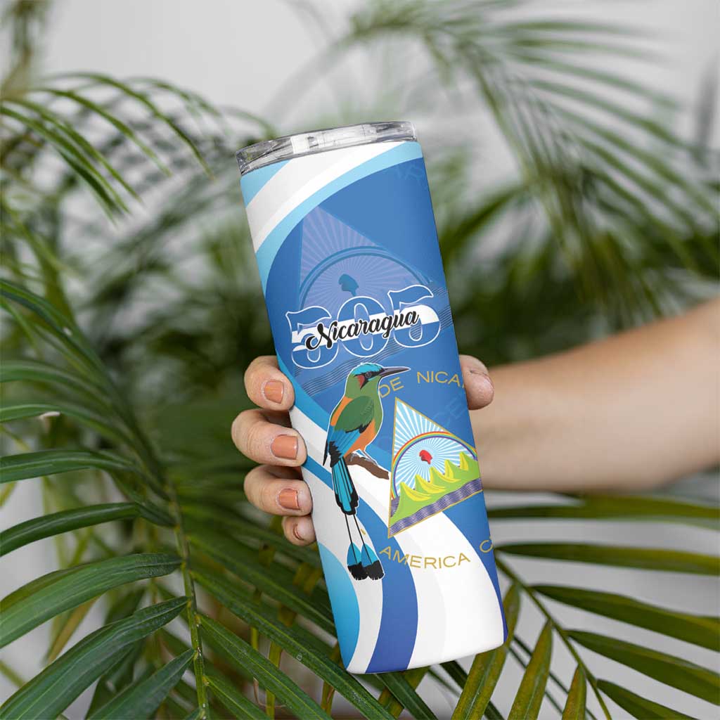 Nicaragua 505 Guardabarranco Skinny Tumbler En Dios confiamos - Wonder Print Shop