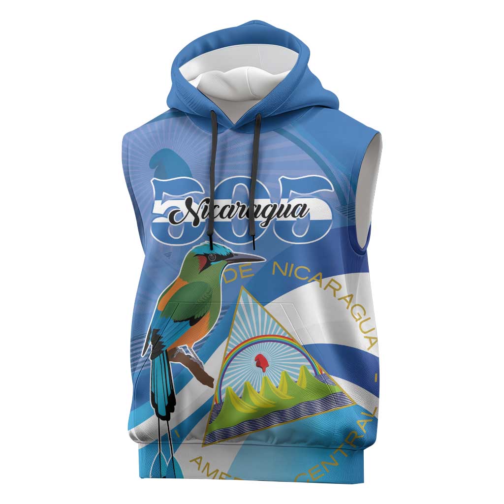 Nicaragua 505 Guardabarranco Sleeveless Hoodie En Dios confiamos - Wonder Print Shop