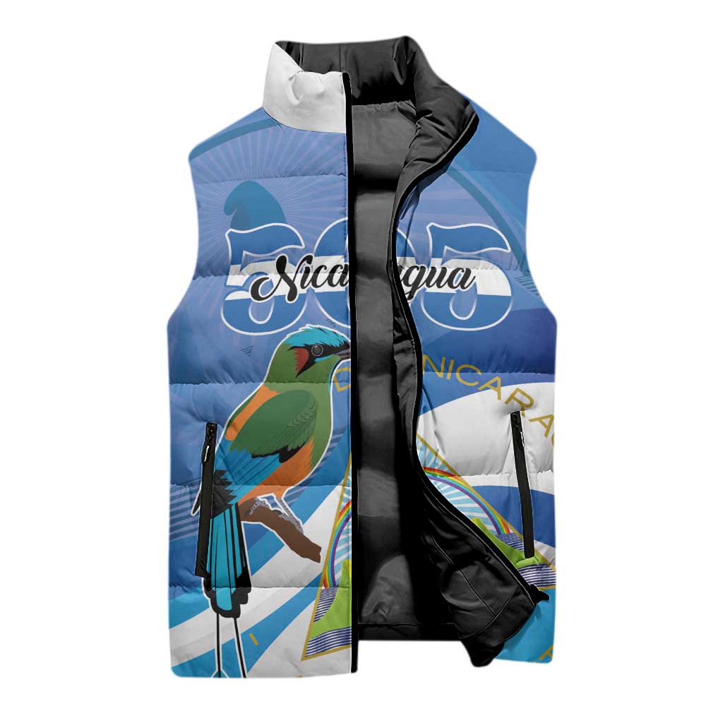 Nicaragua 505 Guardabarranco Sleeveless Puffer Jacket En Dios confiamos - Wonder Print Shop