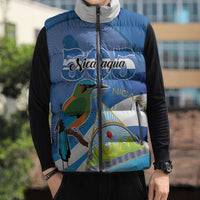 Nicaragua 505 Guardabarranco Sleeveless Puffer Jacket En Dios confiamos - Wonder Print Shop