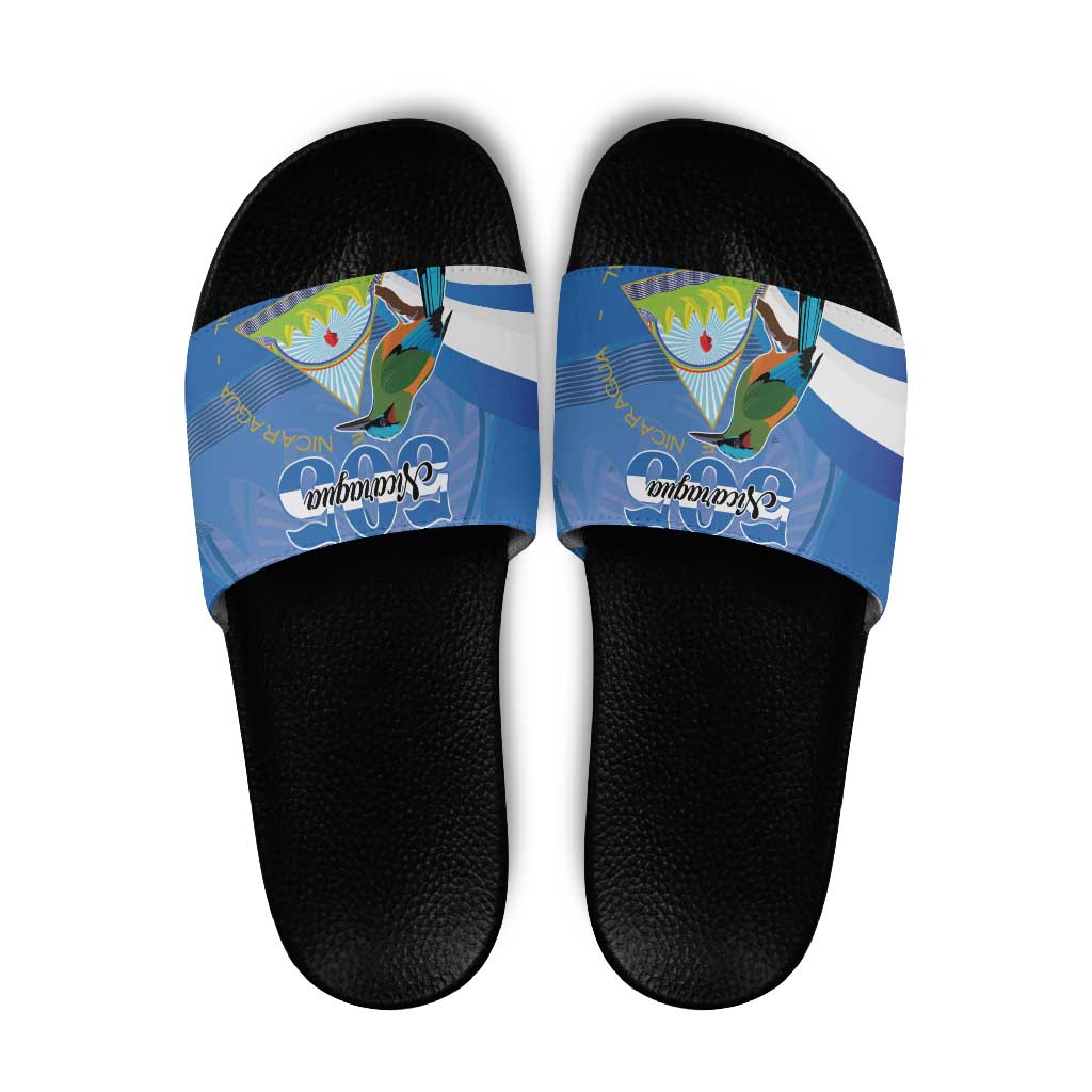 Nicaragua 505 Guardabarranco Slide Sandals En Dios confiamos - Wonder Print Shop