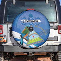 Nicaragua 505 Guardabarranco Spare Tire Cover En Dios confiamos - Wonder Print Shop
