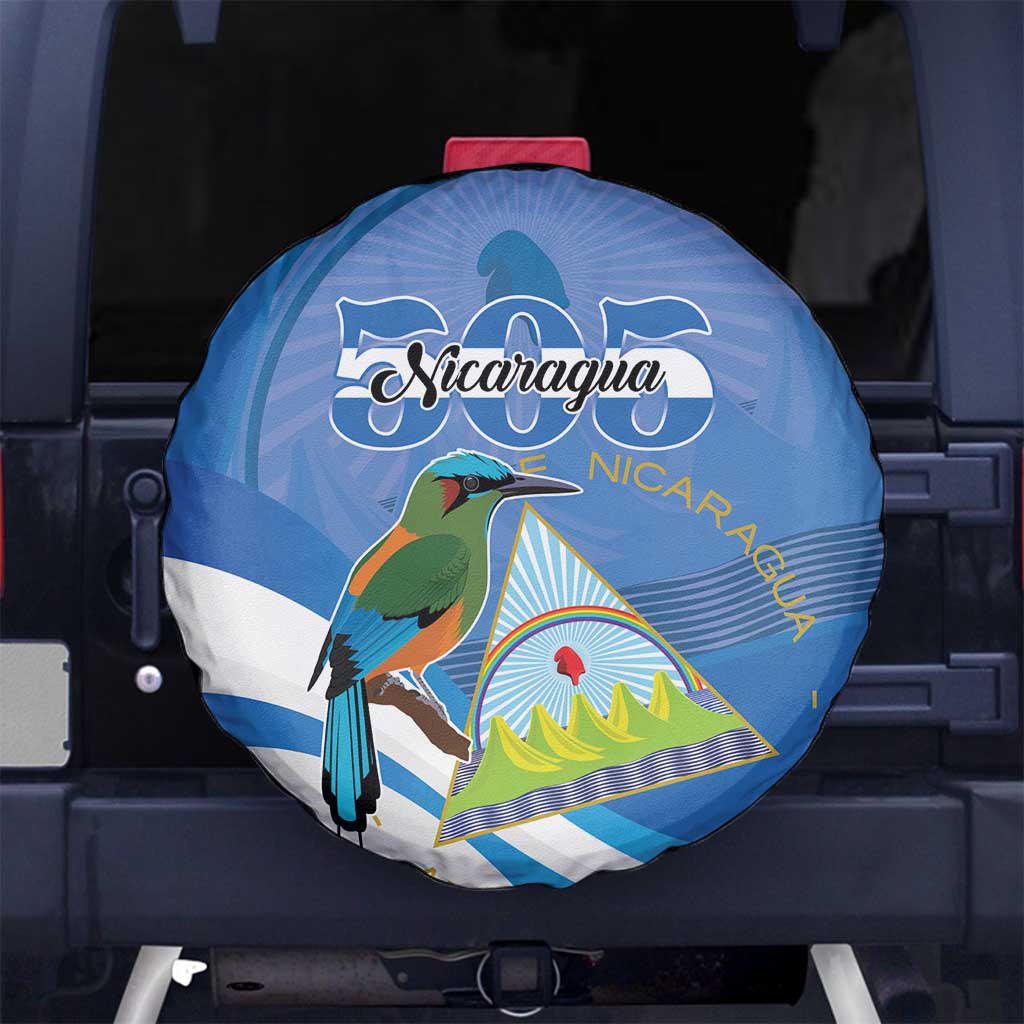Nicaragua 505 Guardabarranco Spare Tire Cover En Dios confiamos - Wonder Print Shop