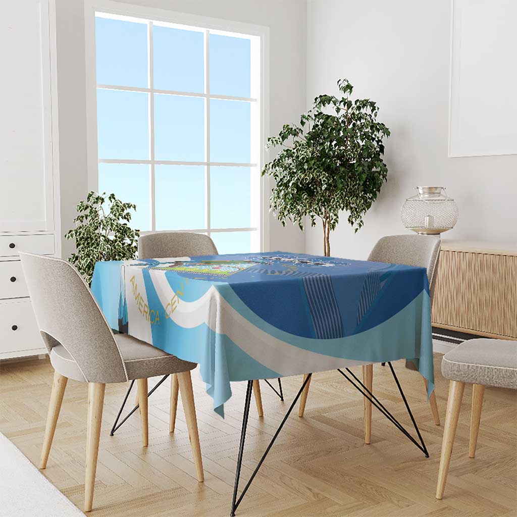 Nicaragua 505 Guardabarranco Tablecloth En Dios confiamos - Wonder Print Shop