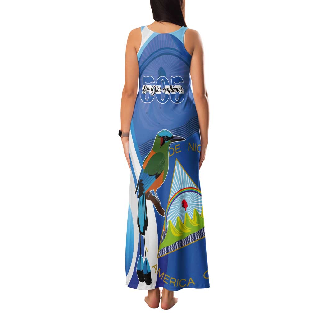 Nicaragua 505 Guardabarranco Tank Maxi Dress En Dios confiamos - Wonder Print Shop