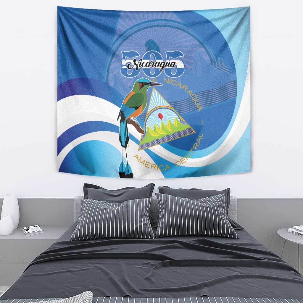 Nicaragua 505 Guardabarranco Tapestry En Dios confiamos - Wonder Print Shop