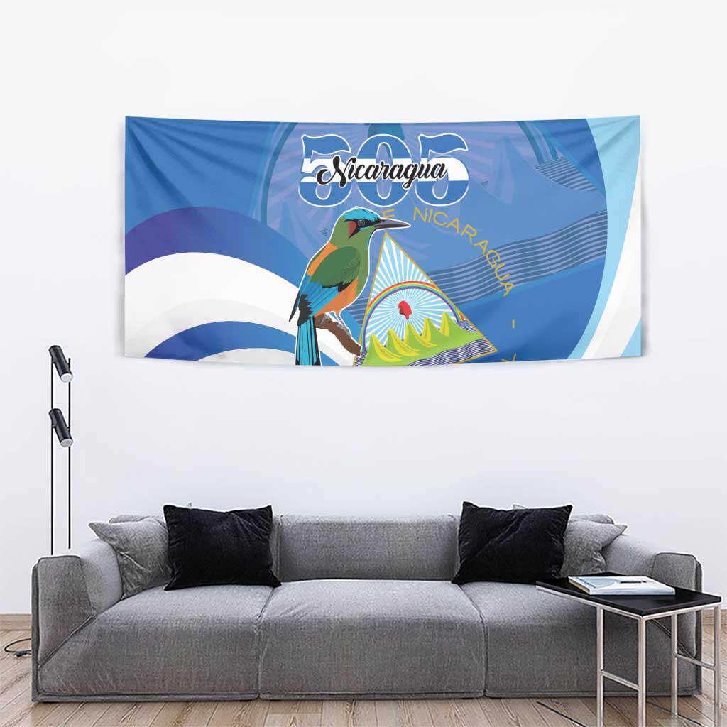 Nicaragua 505 Guardabarranco Tapestry En Dios confiamos - Wonder Print Shop