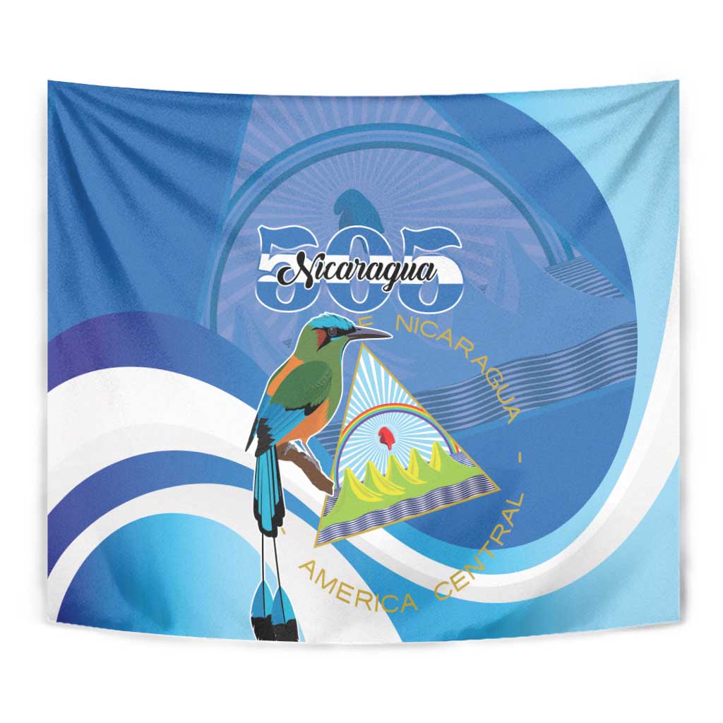 Nicaragua 505 Guardabarranco Tapestry En Dios confiamos - Wonder Print Shop