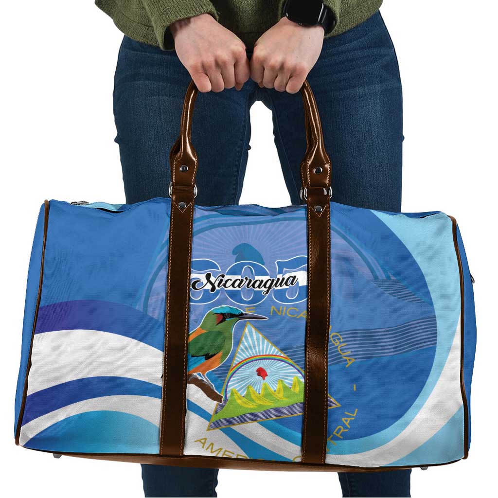 Nicaragua 505 Guardabarranco Travel Bag En Dios confiamos - Wonder Print Shop