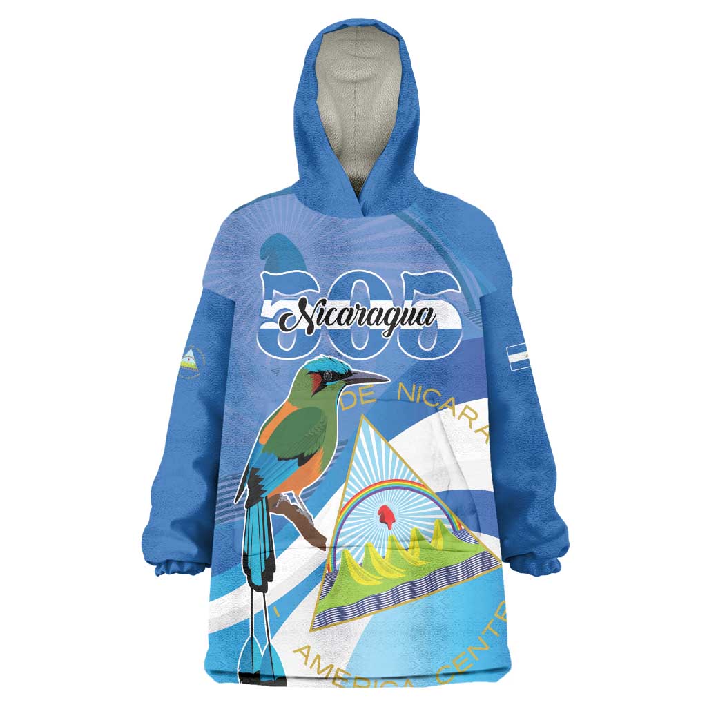 Nicaragua 505 Guardabarranco Wearable Blanket Hoodie En Dios confiamos - Wonder Print Shop