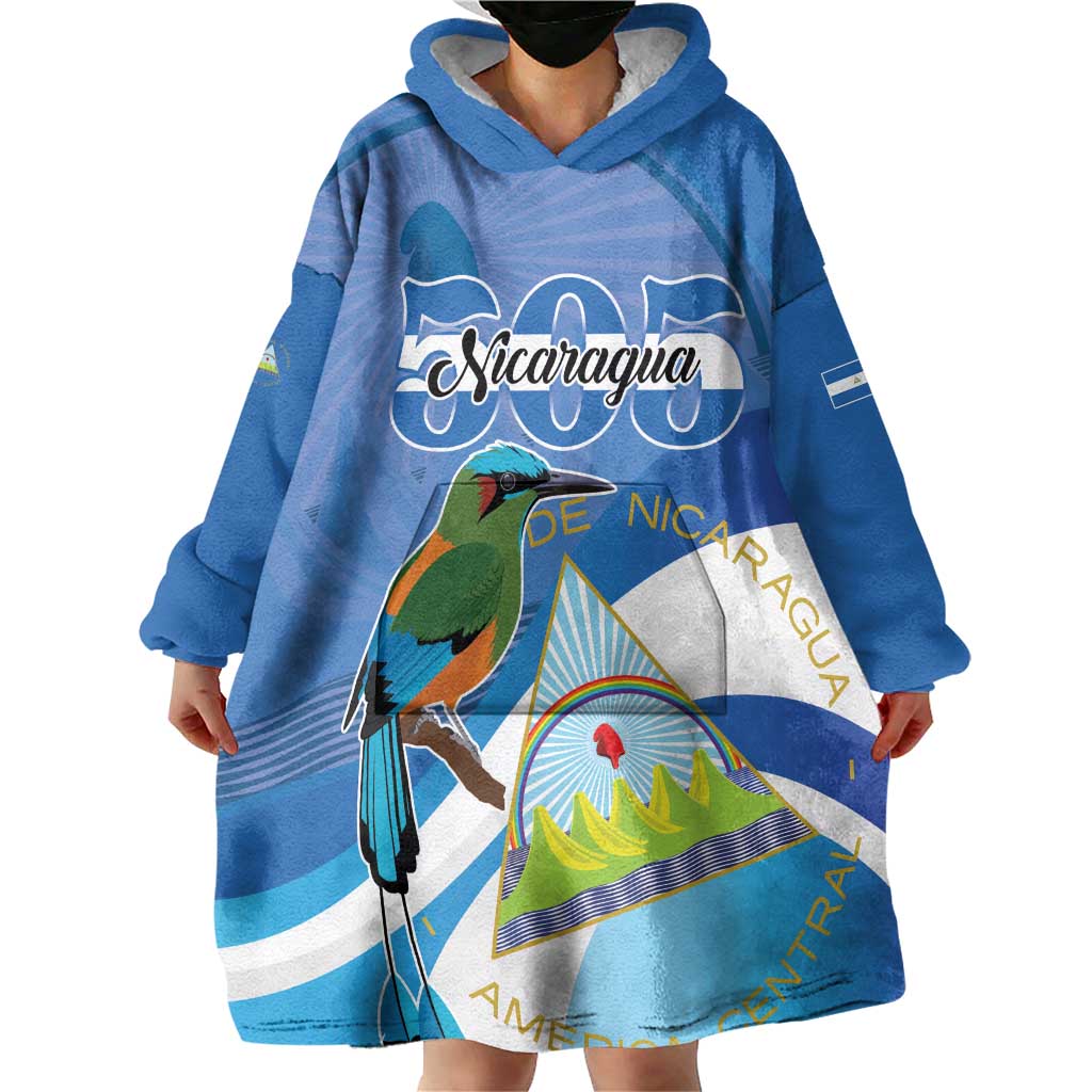 Nicaragua 505 Guardabarranco Wearable Blanket Hoodie En Dios confiamos - Wonder Print Shop