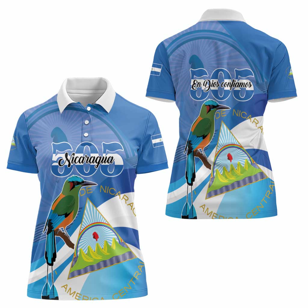 Nicaragua 505 Guardabarranco Women Polo Shirt En Dios confiamos - Wonder Print Shop