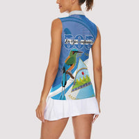 Nicaragua 505 Guardabarranco Women Sleeveless Polo Shirt En Dios confiamos - Wonder Print Shop