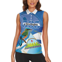 Nicaragua 505 Guardabarranco Women Sleeveless Polo Shirt En Dios confiamos - Wonder Print Shop