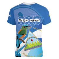 Nicaragua 505 Guardabarranco Women V-Neck T-Shirt En Dios confiamos - Wonder Print Shop