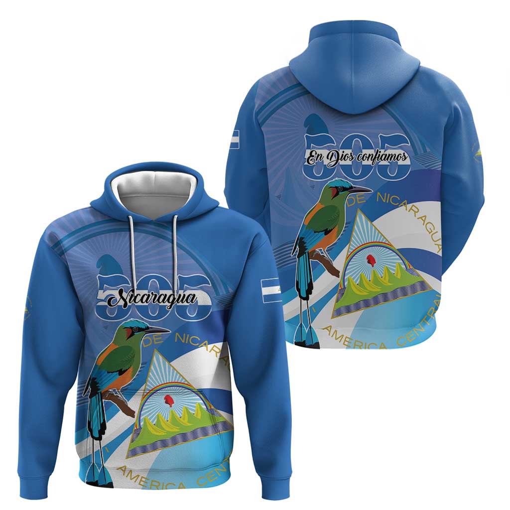 Nicaragua 505 Guardabarranco Zip Hoodie En Dios confiamos - Wonder Print Shop