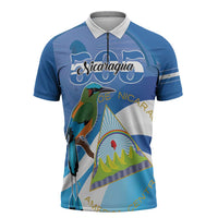 Nicaragua 505 Guardabarranco Zipper Polo Shirt En Dios confiamos - Wonder Print Shop