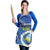 Nicaragua Independence Day 1821 Apron Plumeria Floral - Wonder Print Shop
