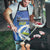 Nicaragua Independence Day 1821 Apron Plumeria Floral - Wonder Print Shop