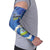 Nicaragua Independence Day 1821 Arm Sleeves Plumeria Floral - Wonder Print Shop
