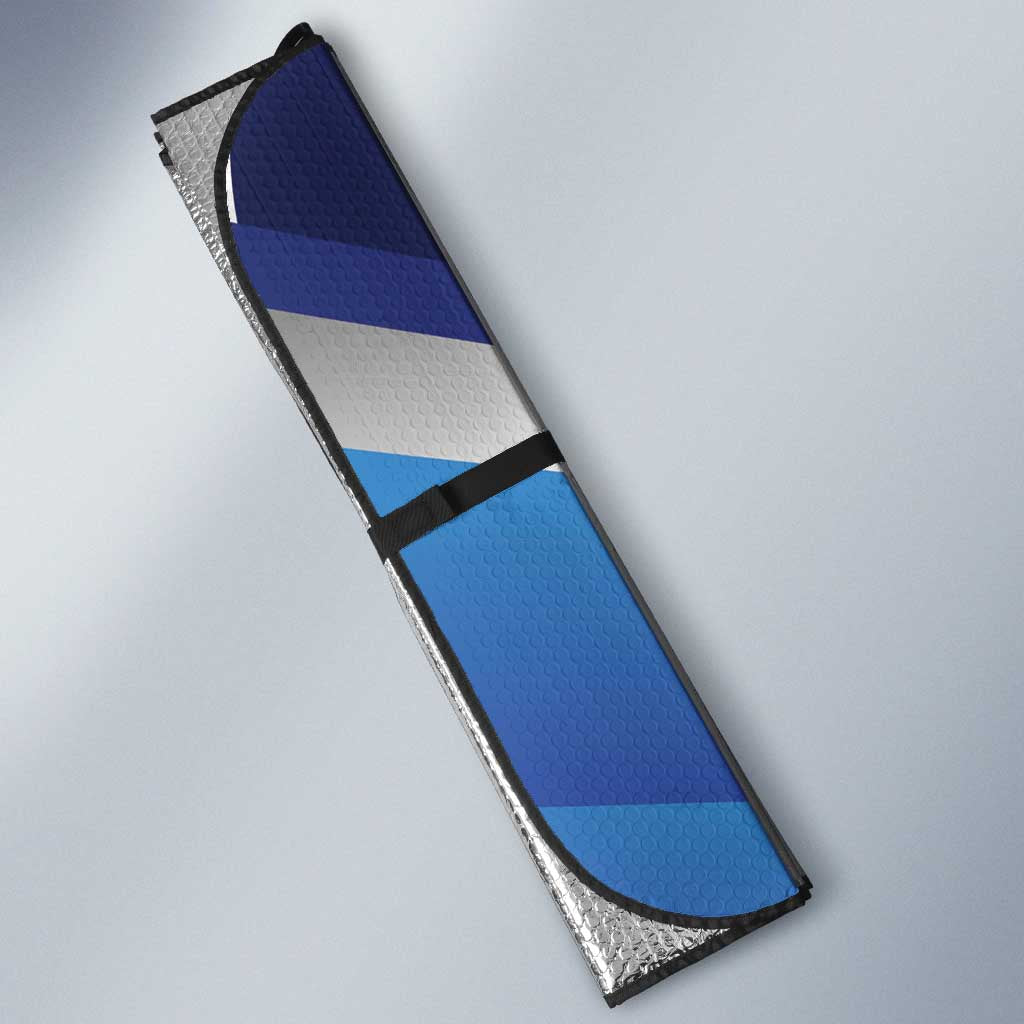 Nicaragua Independence Day 1821 Auto Sun Shade Plumeria Floral - Wonder Print Shop