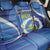 Nicaragua Independence Day 1821 Back Car Seat Cover Plumeria Floral - Wonder Print Shop