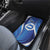 Nicaragua Independence Day 1821 Car Mats Plumeria Floral - Wonder Print Shop