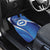 Nicaragua Independence Day 1821 Car Mats Plumeria Floral - Wonder Print Shop