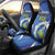Nicaragua Independence Day 1821 Car Seat Cover Plumeria Floral - Wonder Print Shop