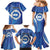 Personalized Nicaragua Independence Day 1821 Family Matching Mermaid Dress and Hawaiian Shirt Plumeria Floral - Wonder Print Shop